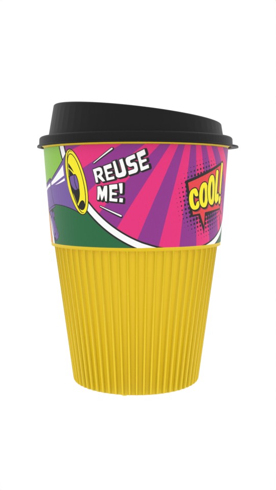 Reusable Hot Drinks Cup (Full Colour)